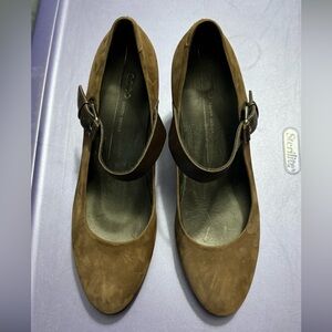 Ecco Brown suede Women's Shoes with Buckle size 41/10